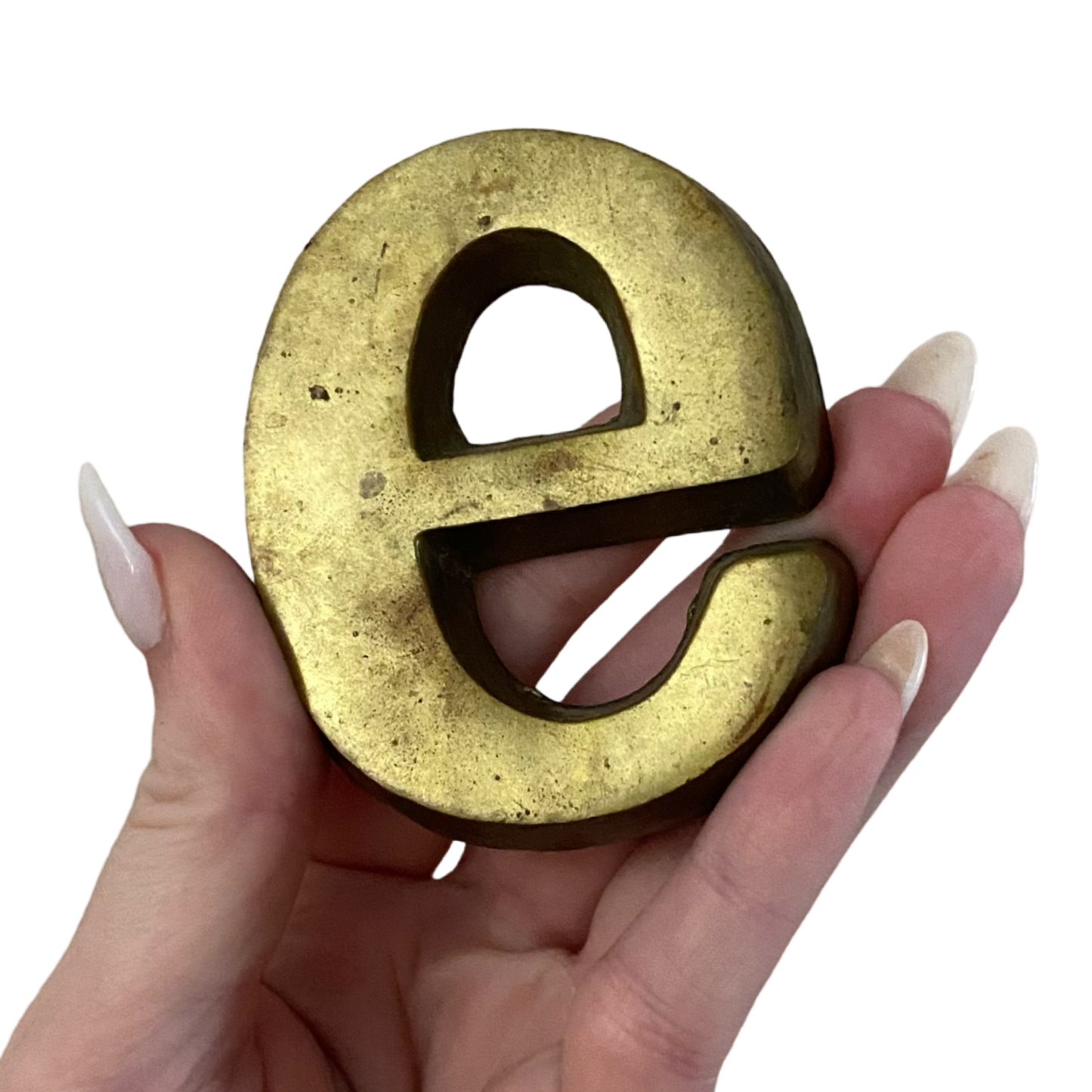 Letter E Paperweight