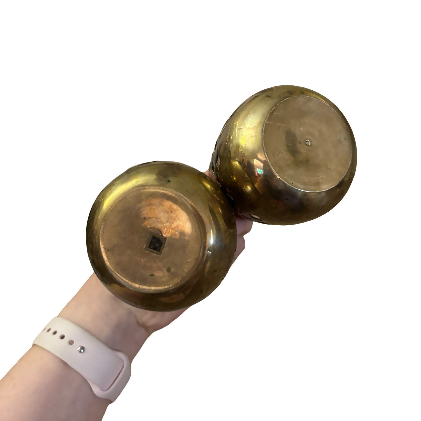 Curated Brass Votive Set