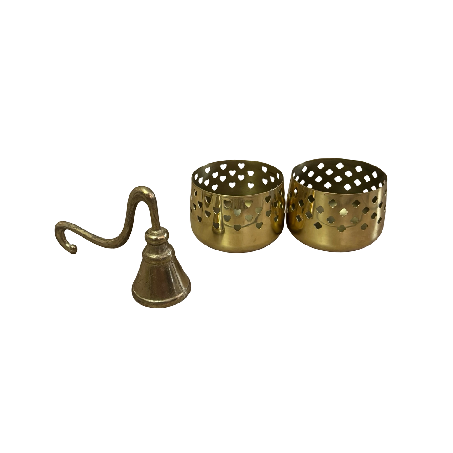 Curated Brass Votive Set