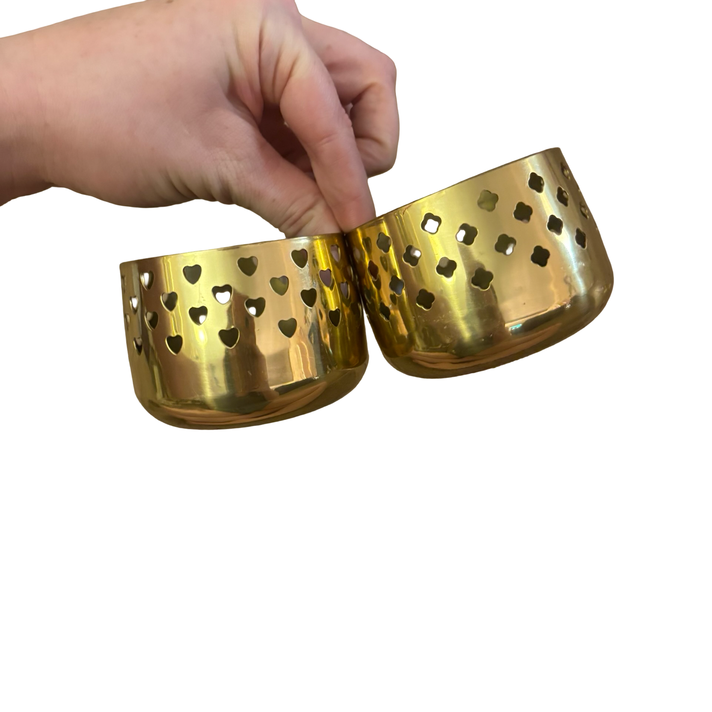 Curated Brass Votive Set