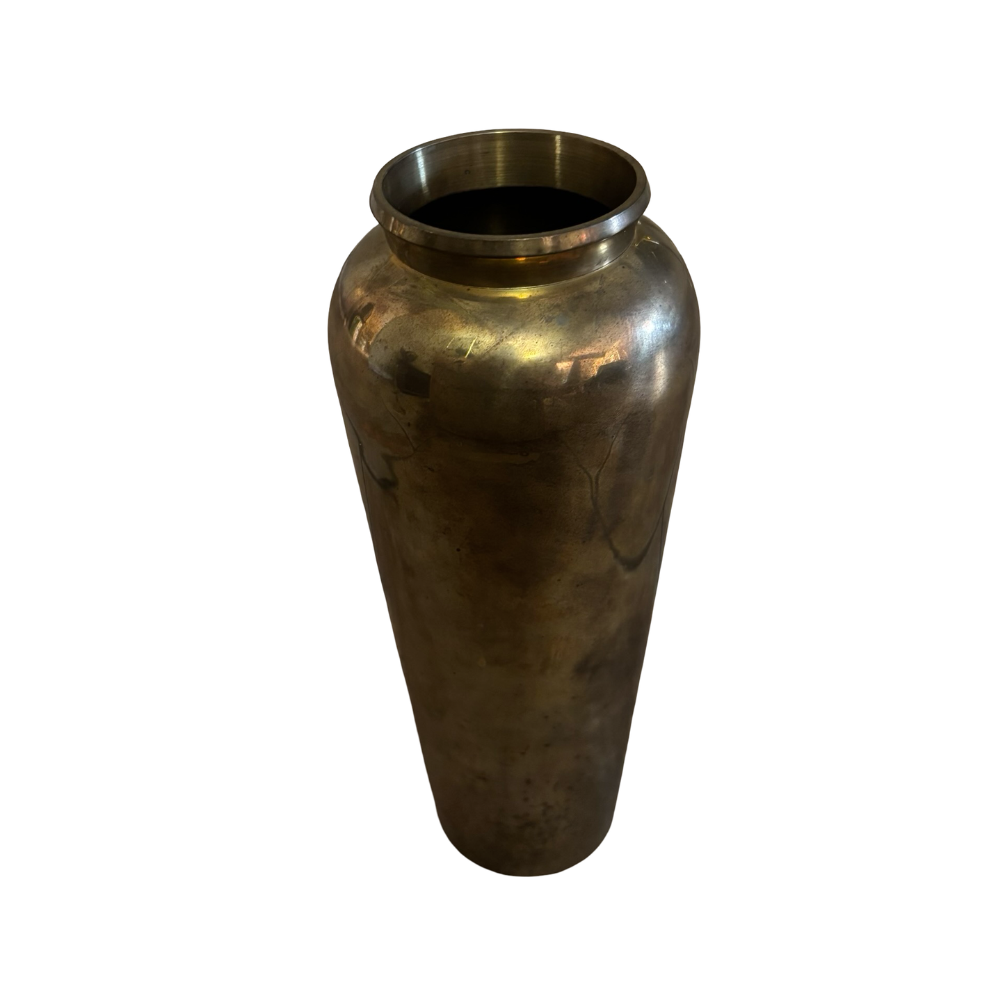 Tall Brass Vase