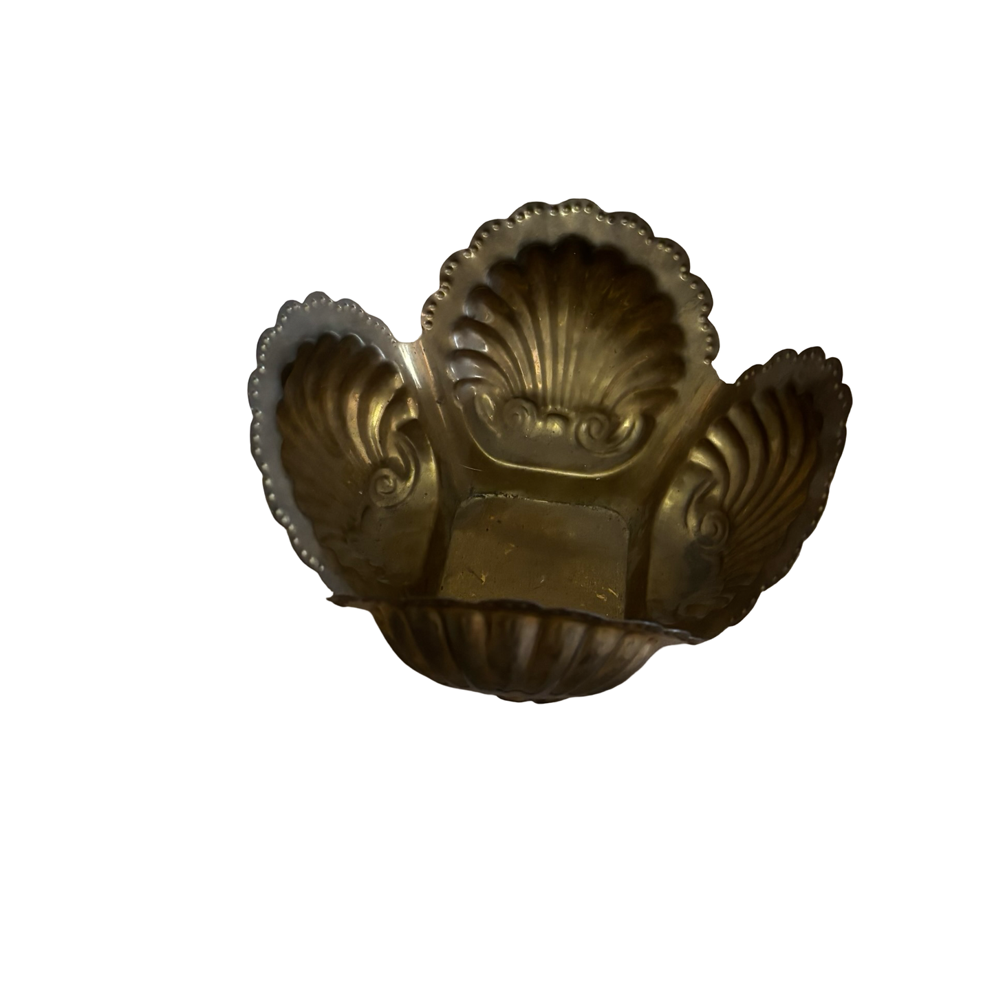 Brass Shell Planter