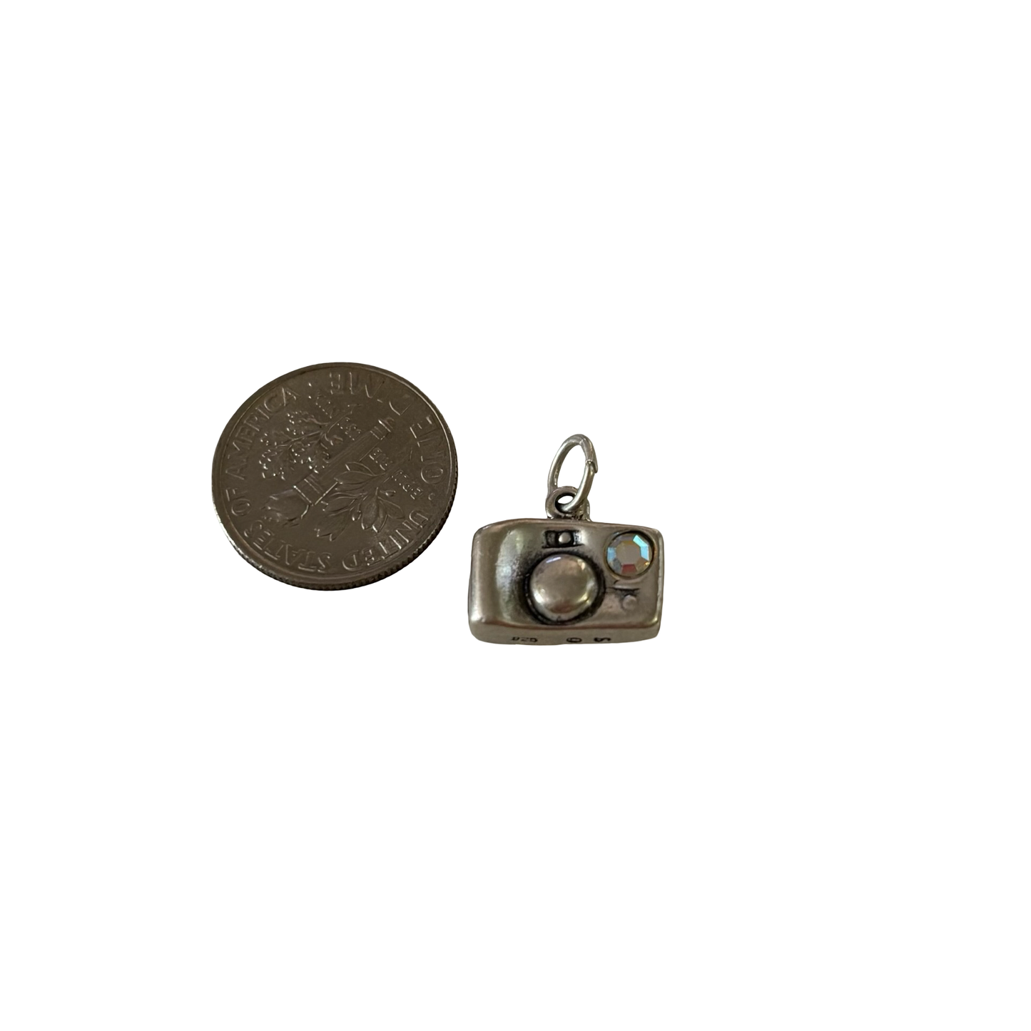 Sterling Silver Camera Pendant