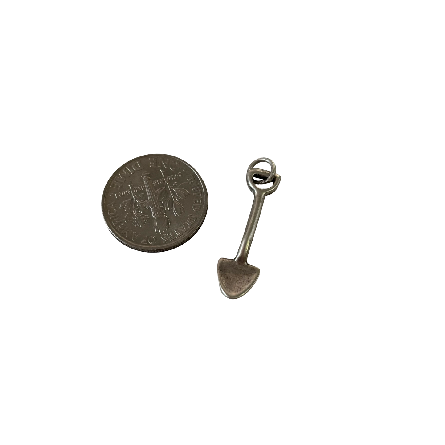 Sterling Silver Shovel Pendant