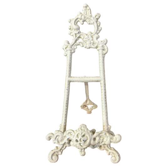 White Metal Easel