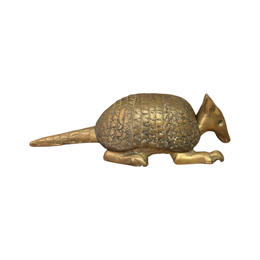 Brass Armadillo Ashtray