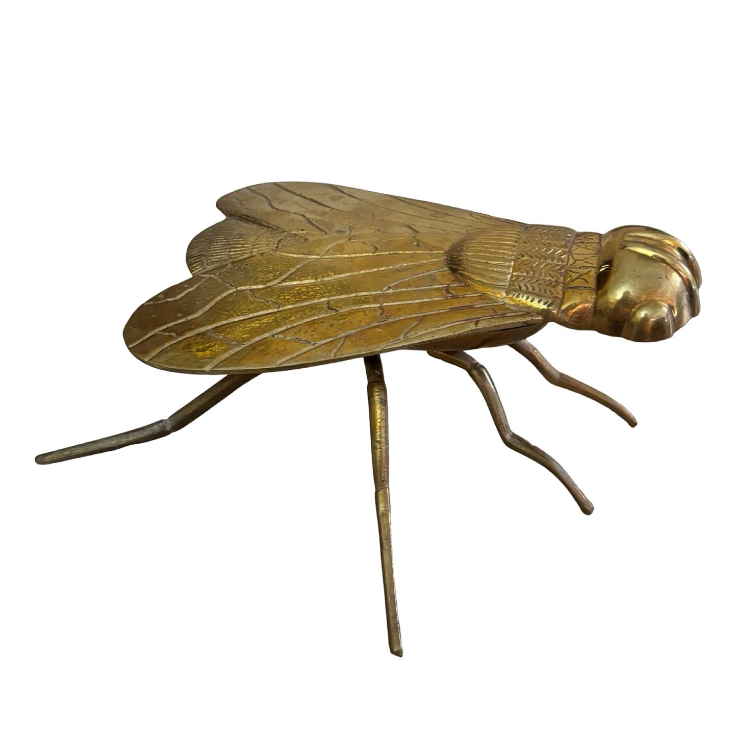 Large Brass Fly Ashtray