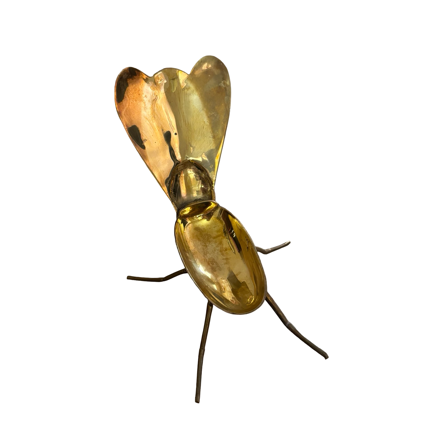 Large Brass Fly Ashtray