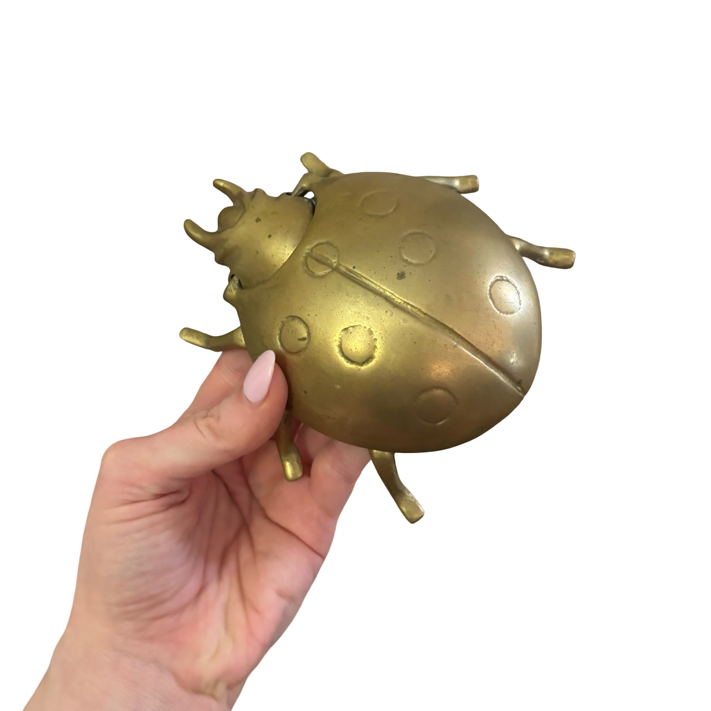 Brass Ladybug Ashtray