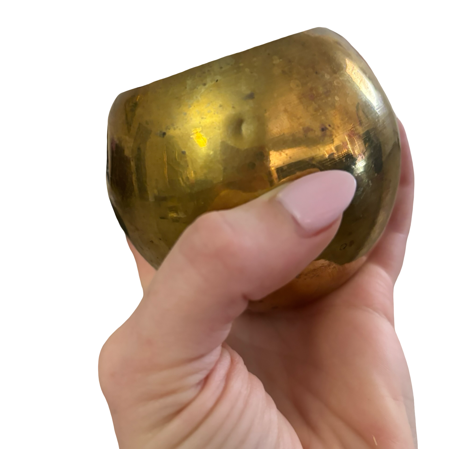 Brass Jack-o’-lantern Votive