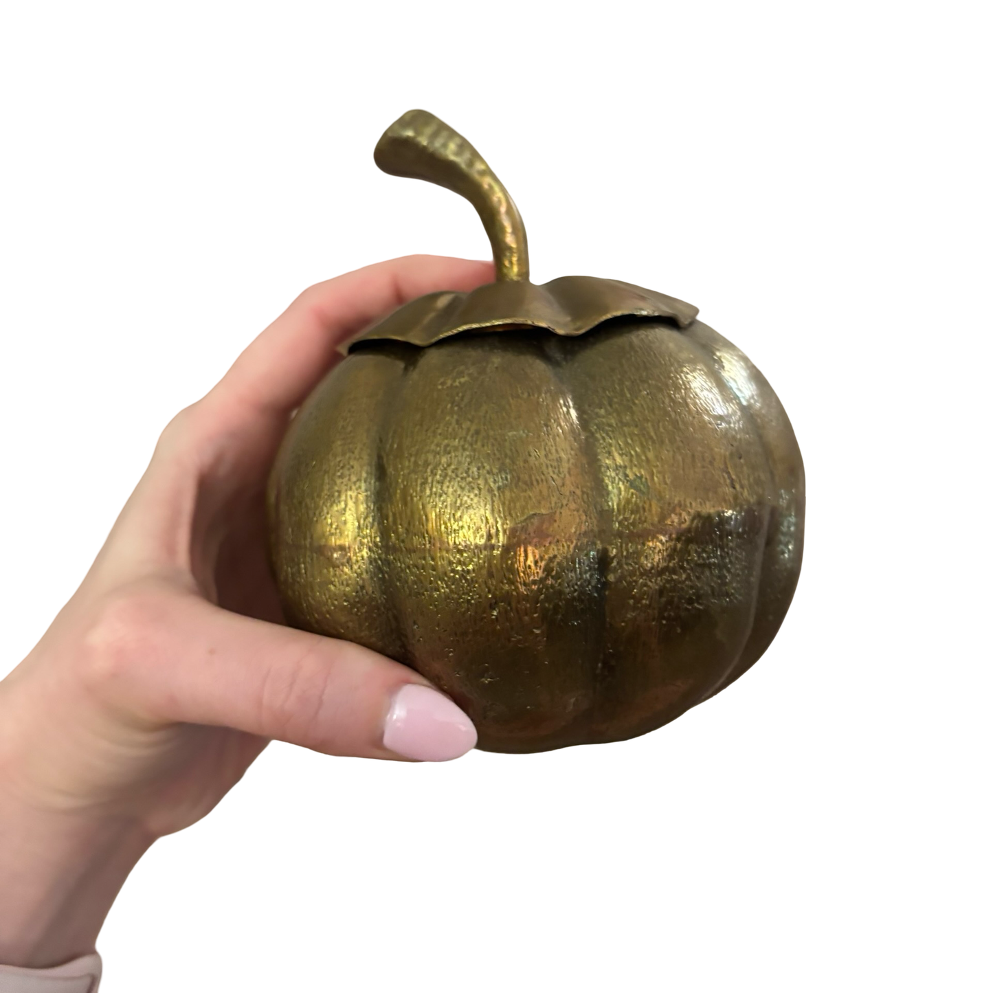 Brass Pumpkin Box
