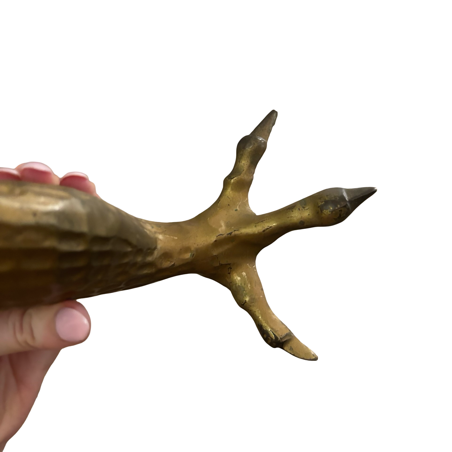 Brass Talon Candlestick Pair
