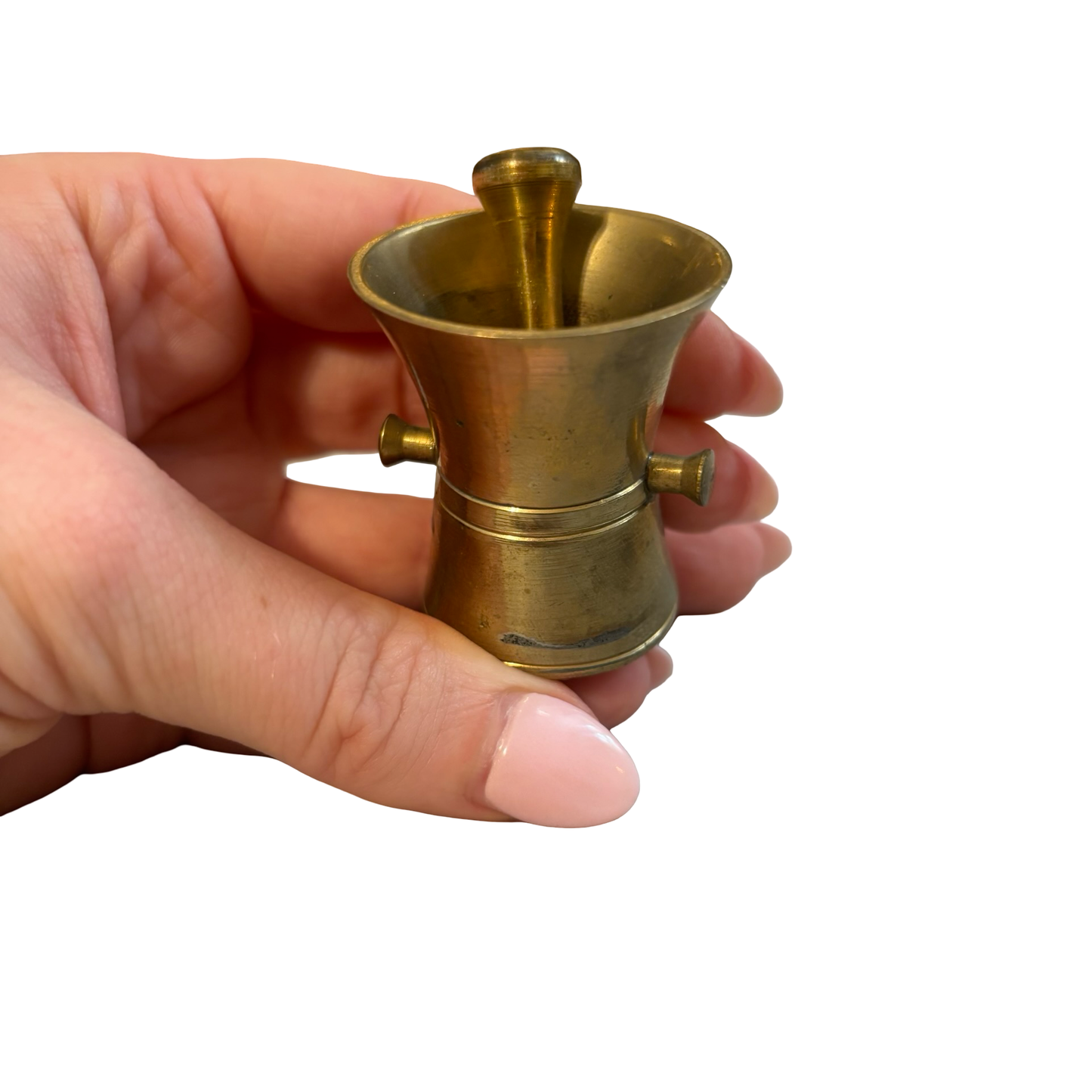 Brass Mini Mortar and Pestle