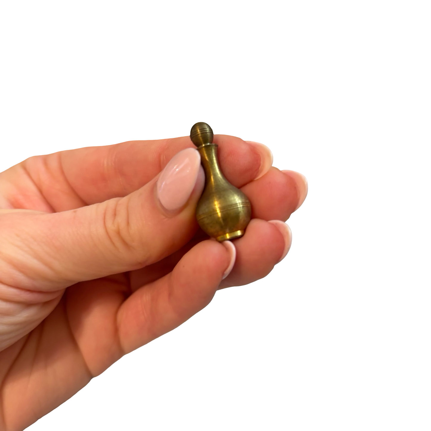 Brass Mini Perfume Bottle