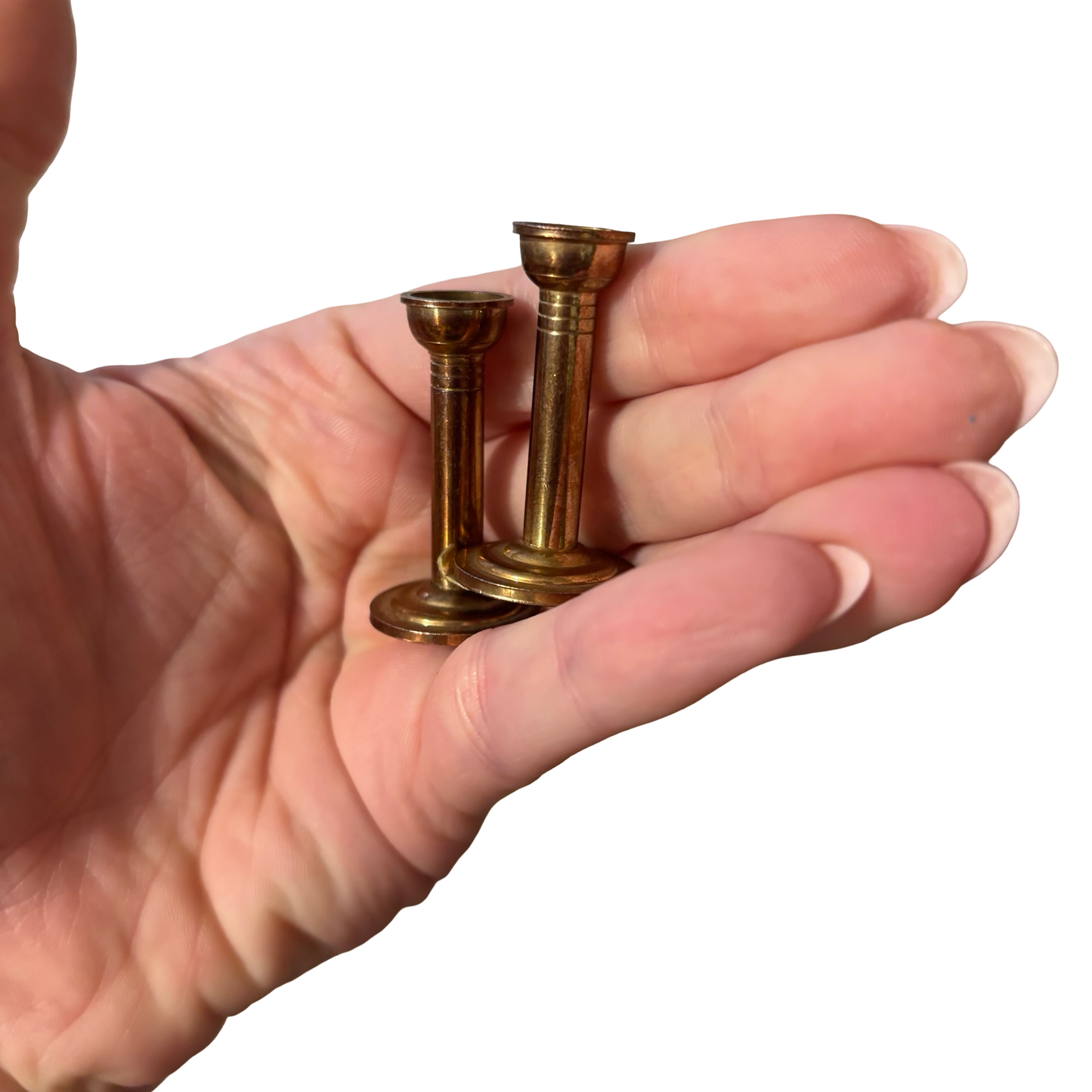 Brass Mini Candlesticks