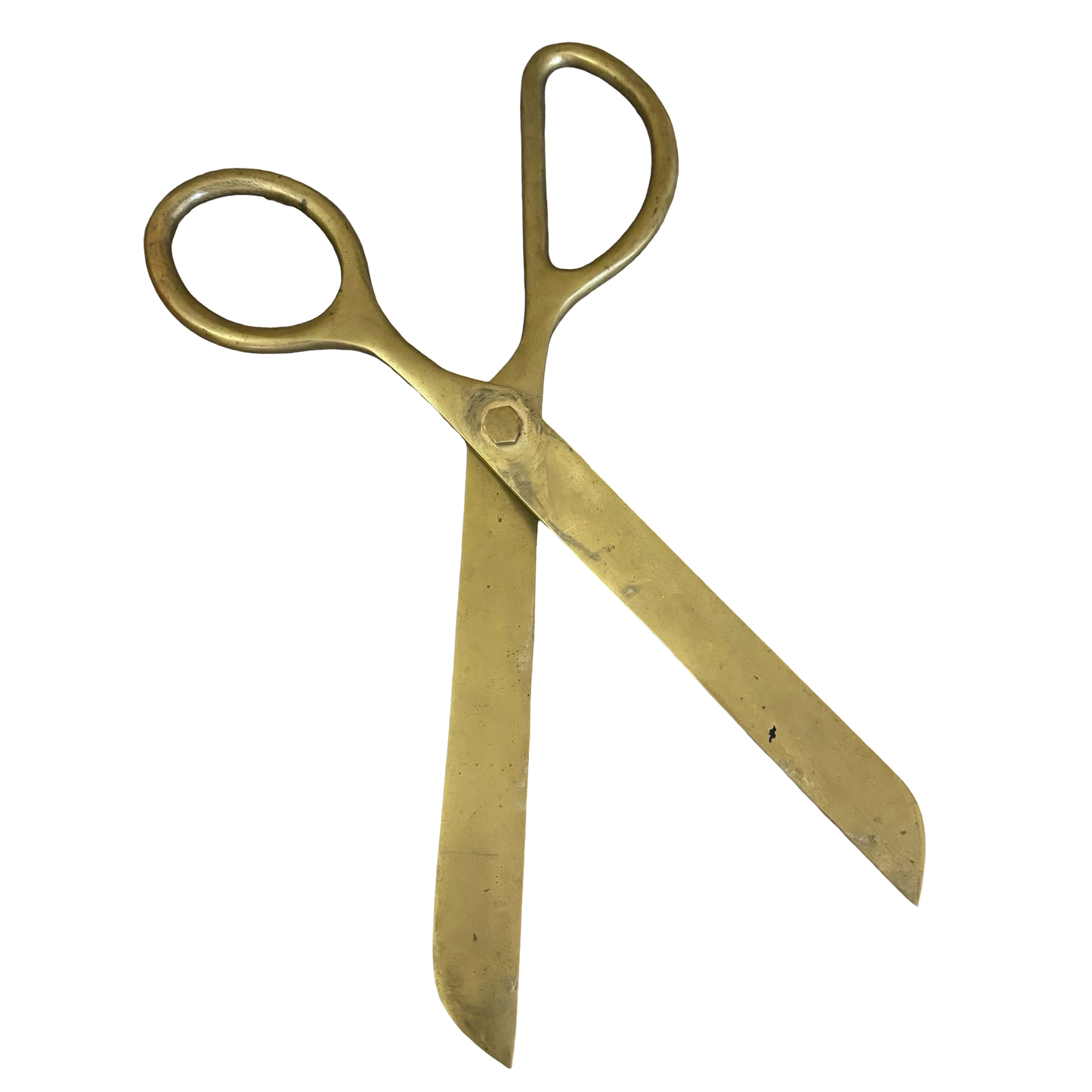 Brass Extra Large Articulated Advertising Display Scissors