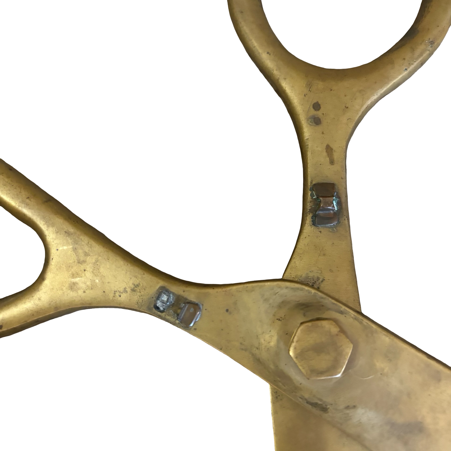 Brass Extra Large Articulated Advertising Display Scissors