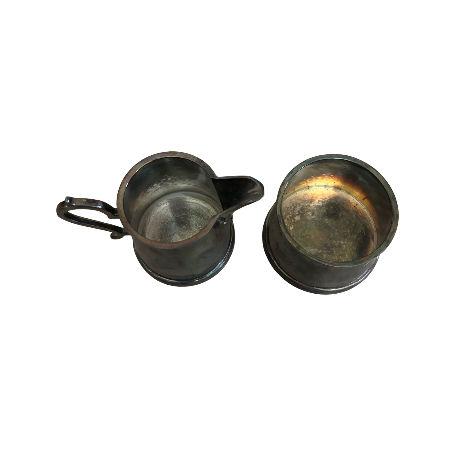 Silver Sugar and Creamer Set