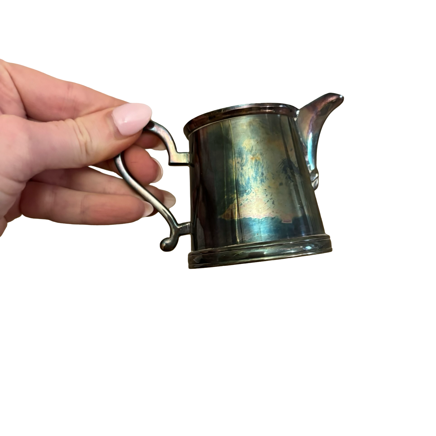 Silver Sugar and Creamer Set