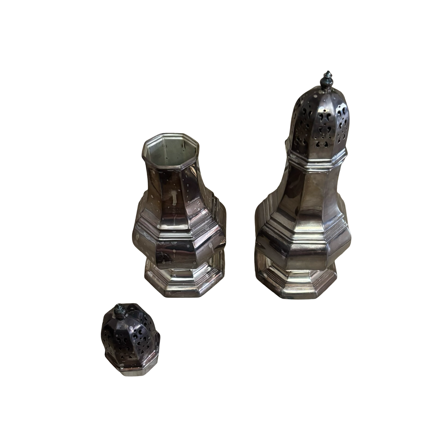 Silver Sugar Shakers