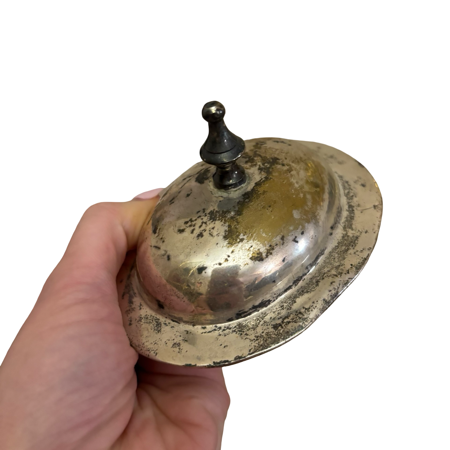 Silver Over Brass Candle Box