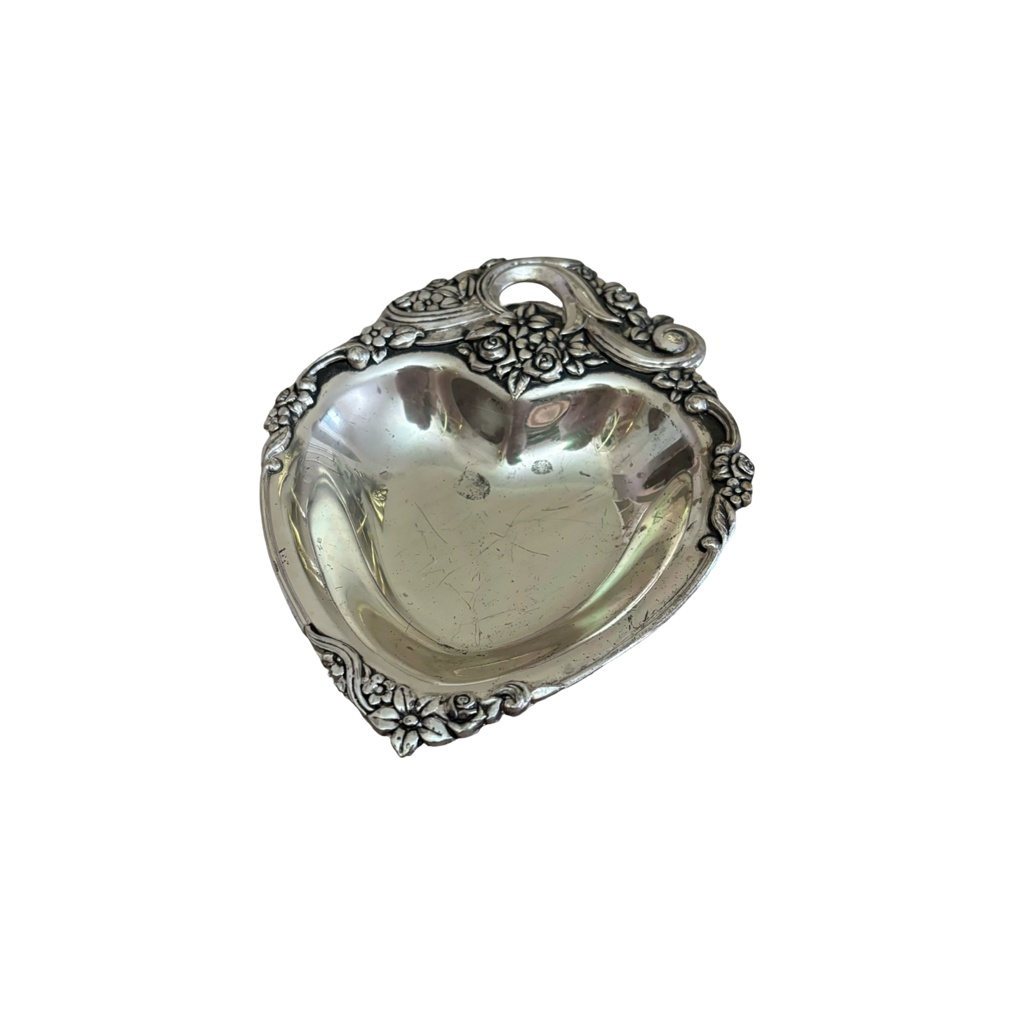 Silver Heart Dish