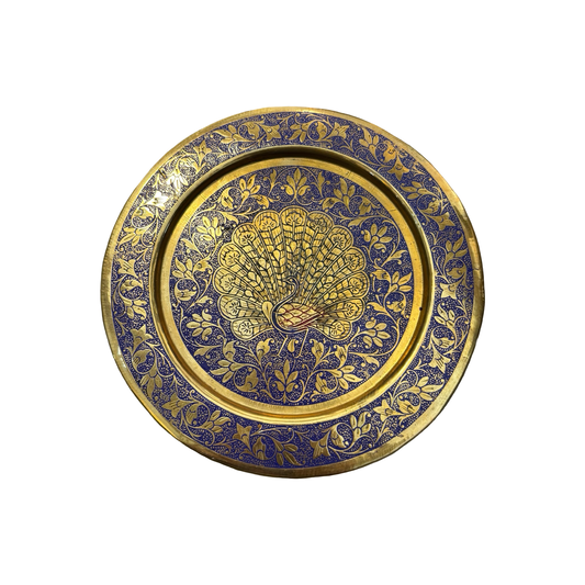 Brass Peacock Wall Art/Tray