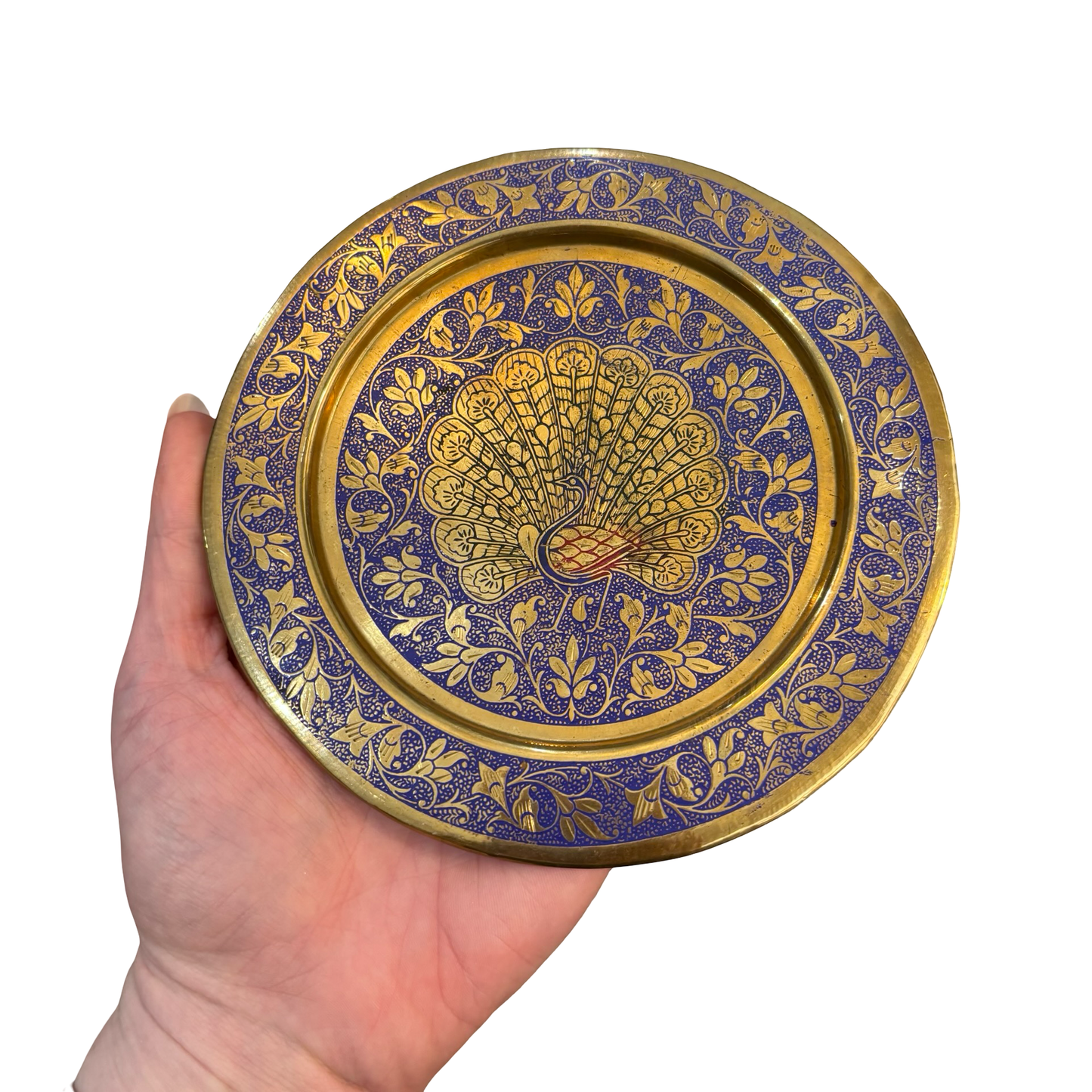 Brass Peacock Wall Art/Tray