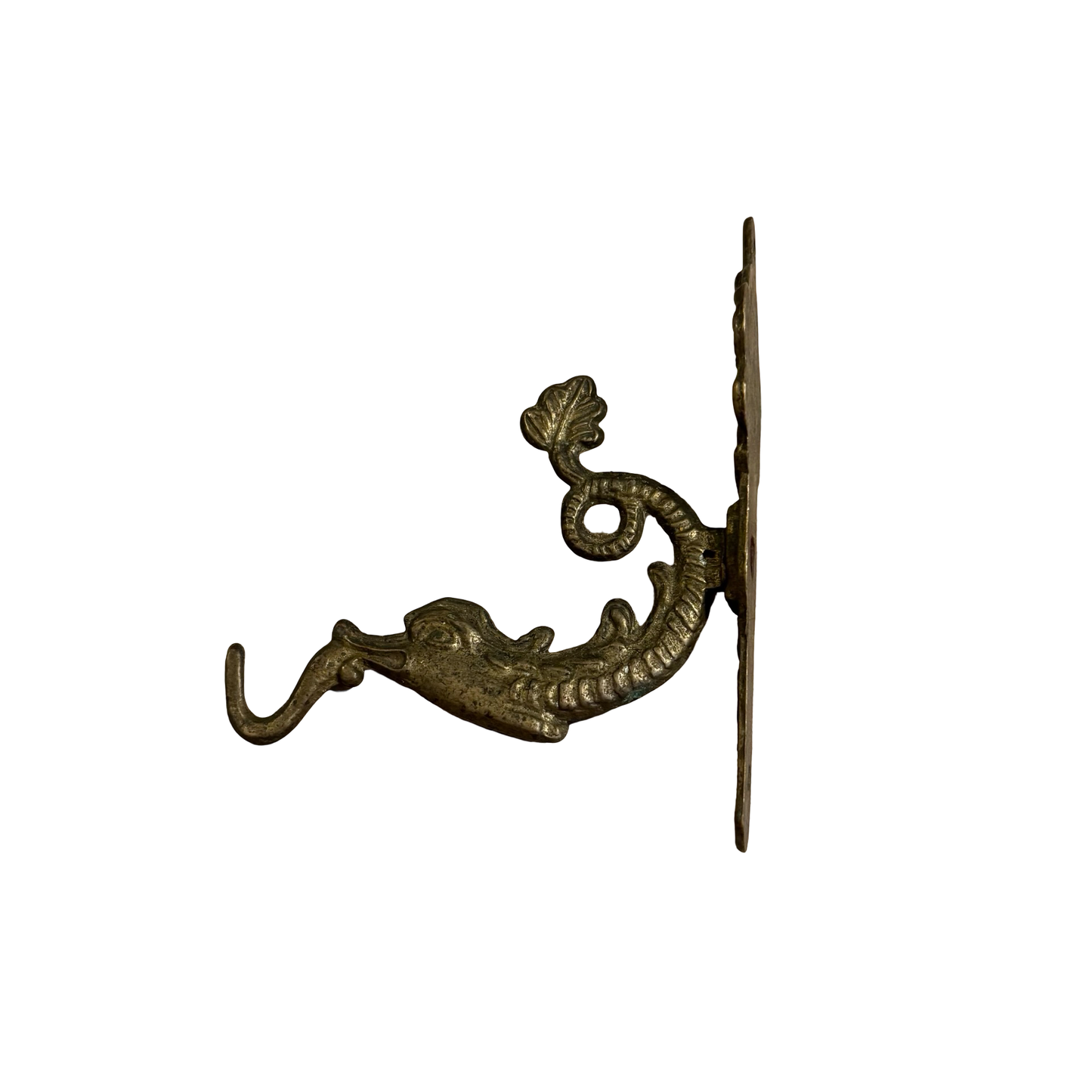 Brass Koi Fish Wall Hook