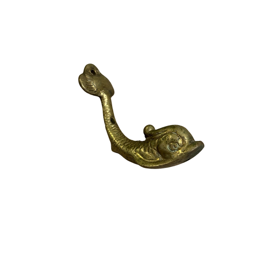 Brass Koi Fish Wall Hook