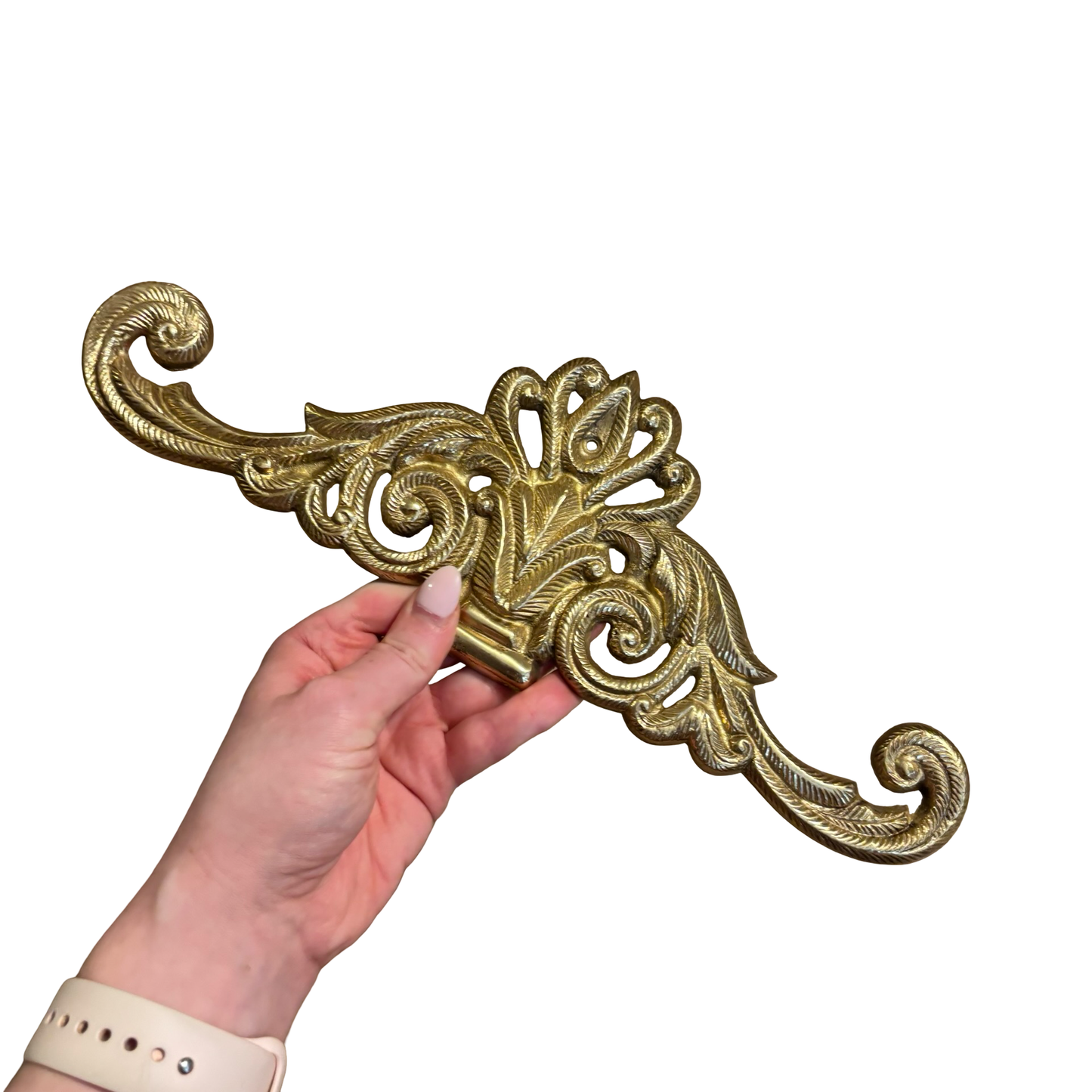 Brass Ornate Wall Accent