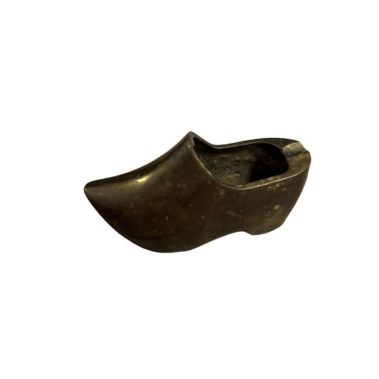 Brass Clog Ashtray