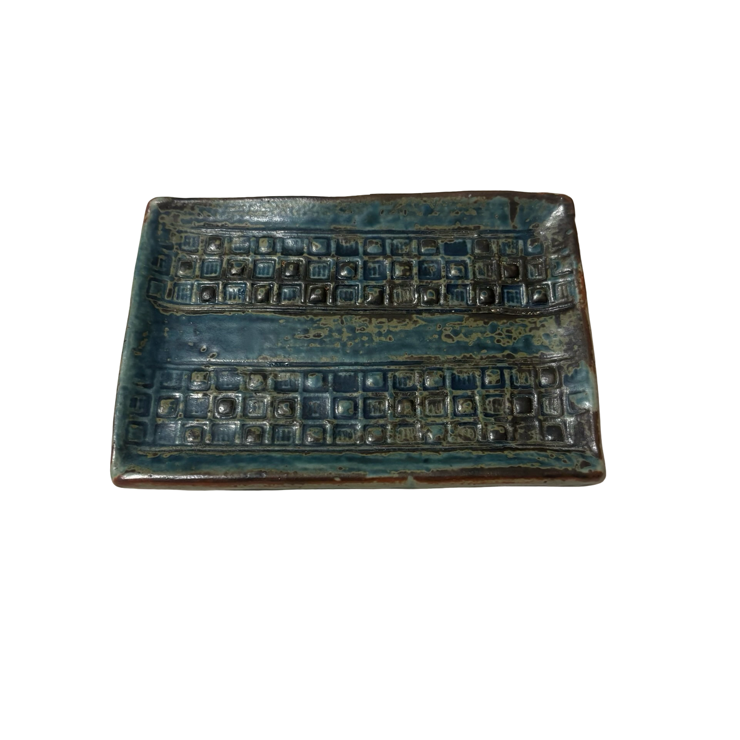 Bitossi Inspired Ceramic Blue Tray