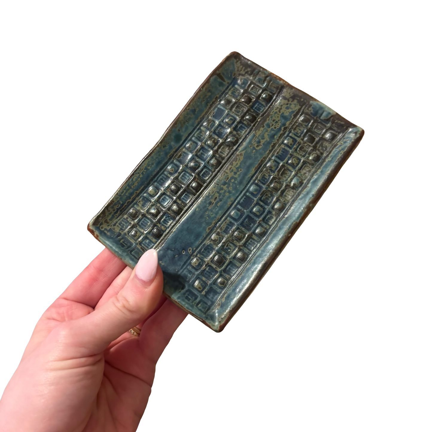 Bitossi Inspired Ceramic Blue Tray