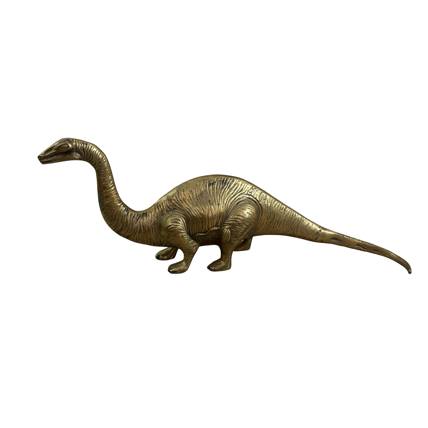 Large Brass Brontosaurus Dinosaur