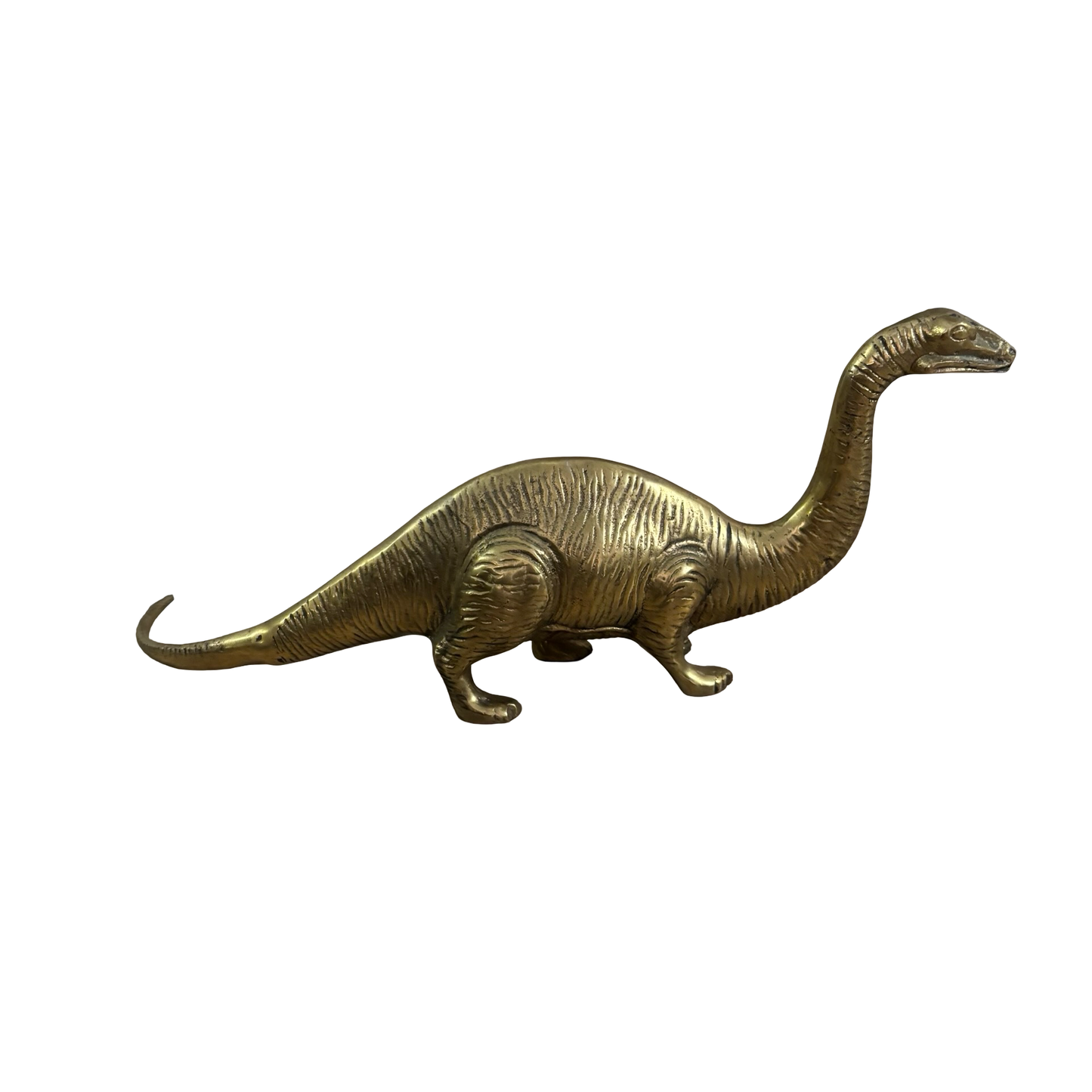 Large Brass Brontosaurus Dinosaur