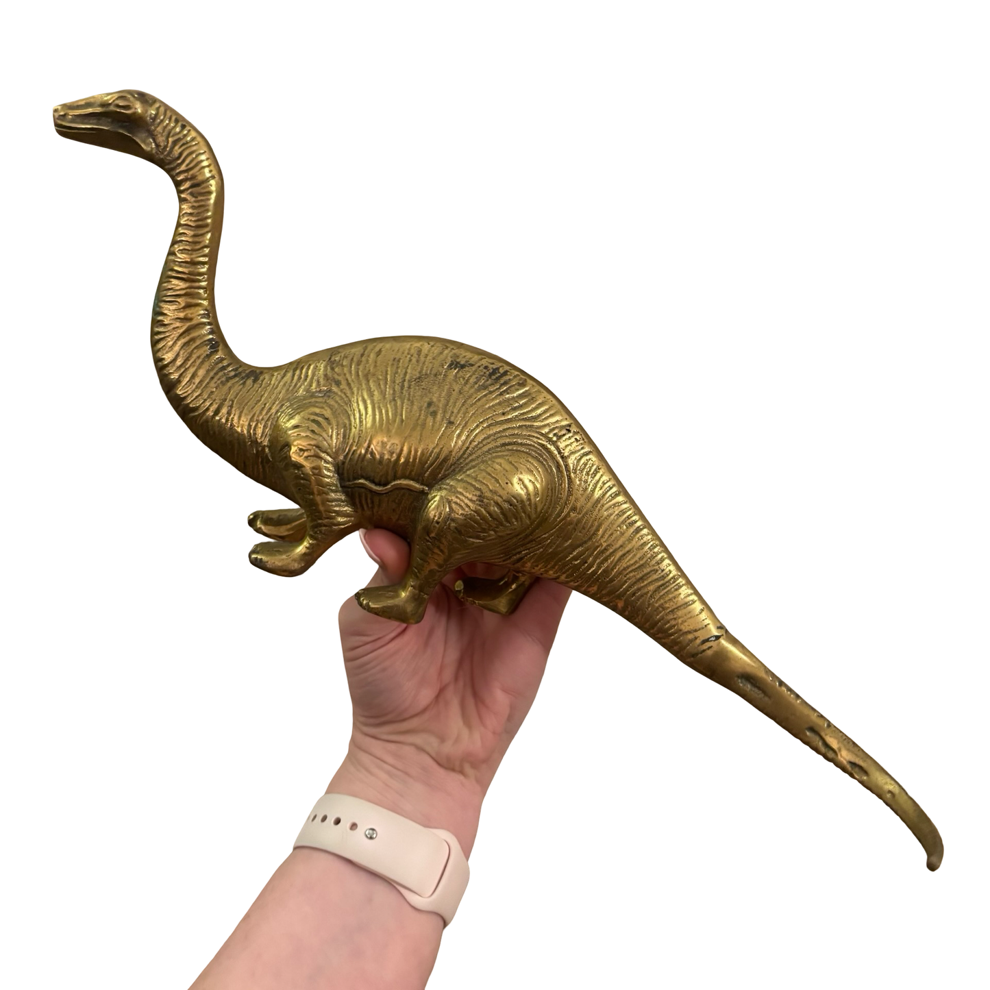 Large Brass Brontosaurus Dinosaur