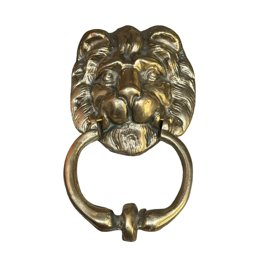 Brass Lion Door Knocker