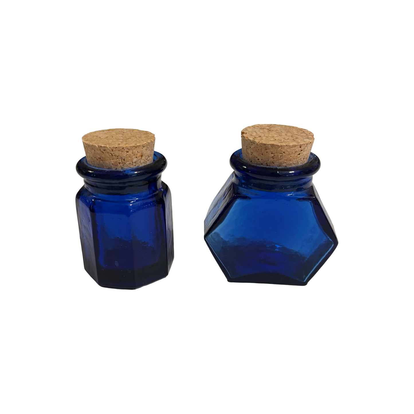 Cobalt Blue Mini Apothecary Jars