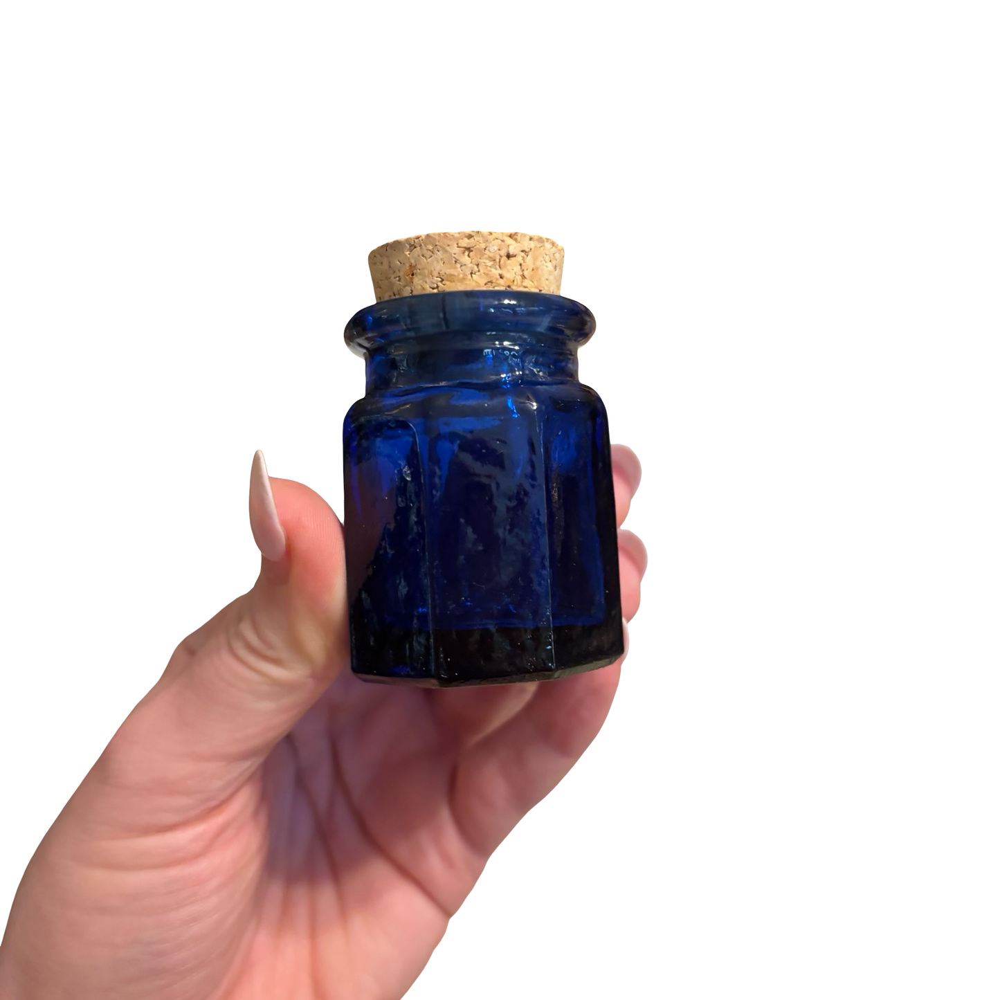 Cobalt Blue Mini Apothecary Jars