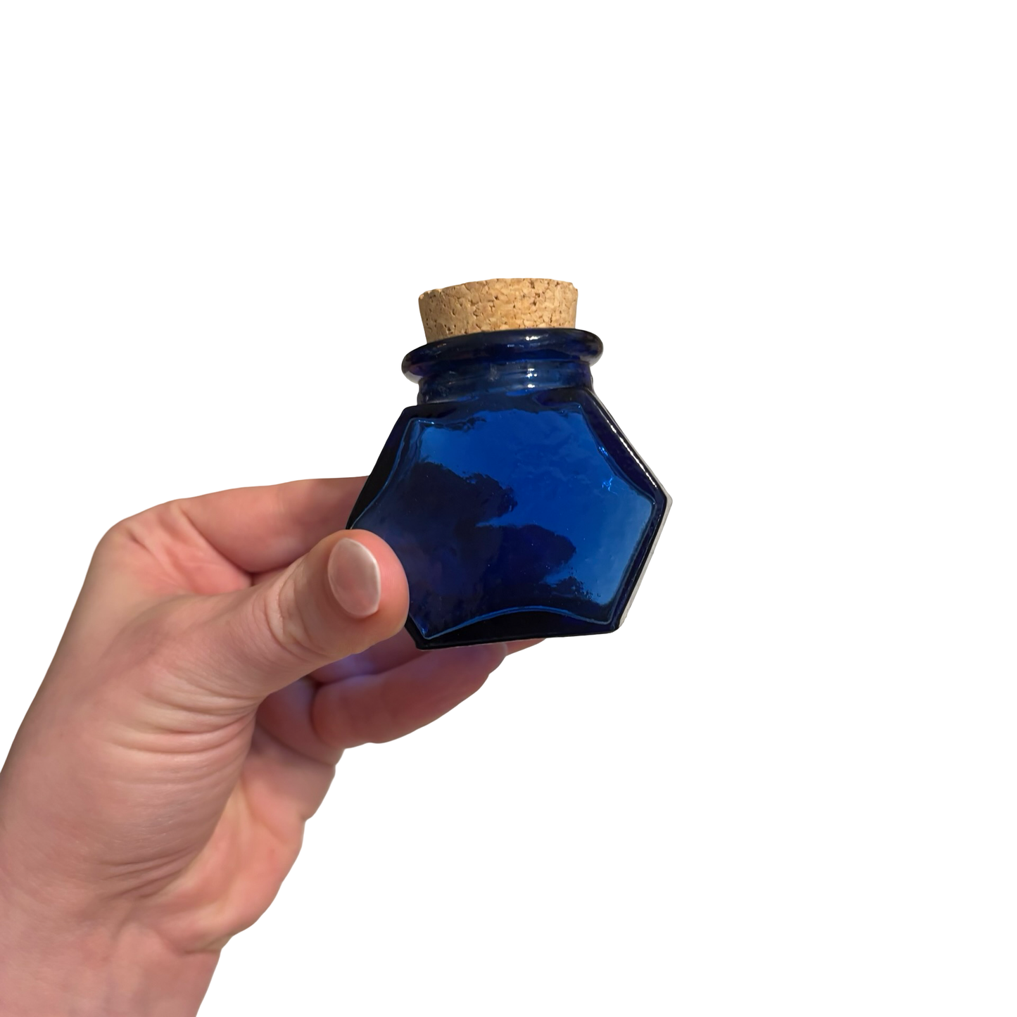 Cobalt Blue Mini Apothecary Jars