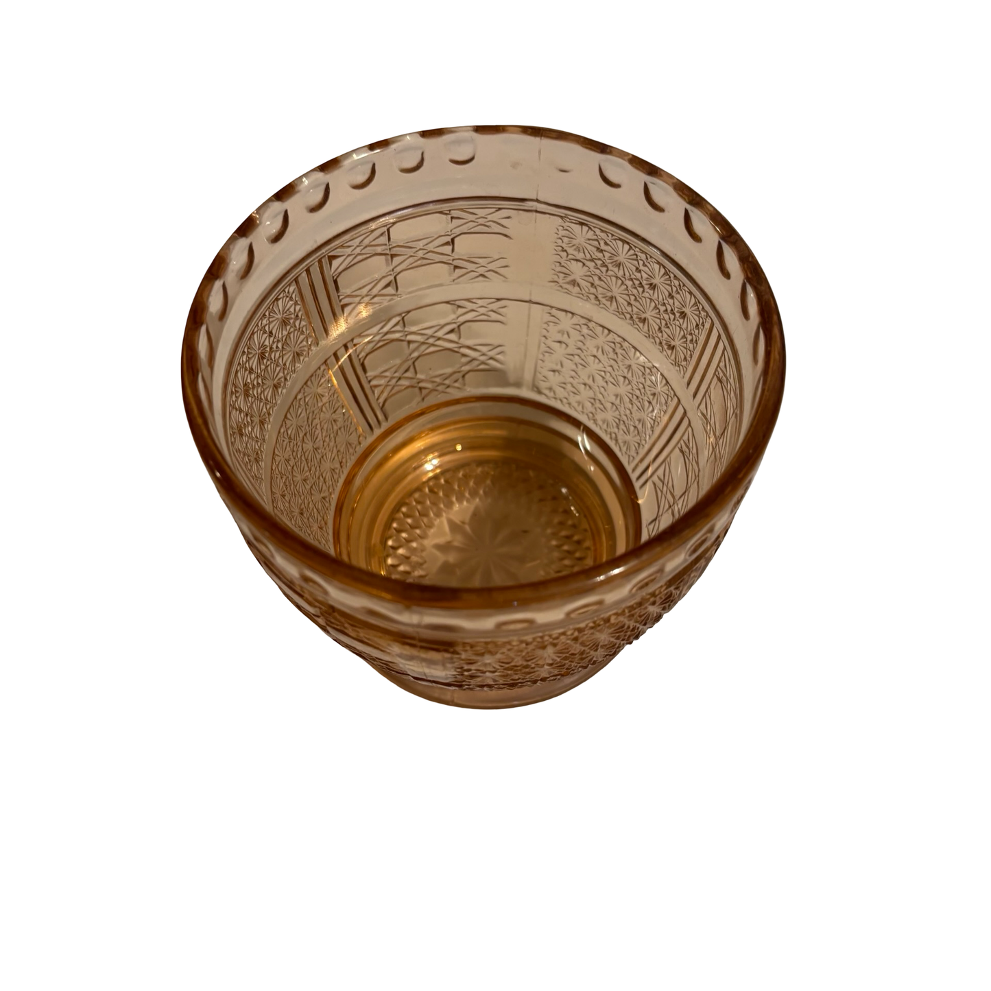 Pink Depression Glass Candy Bowl