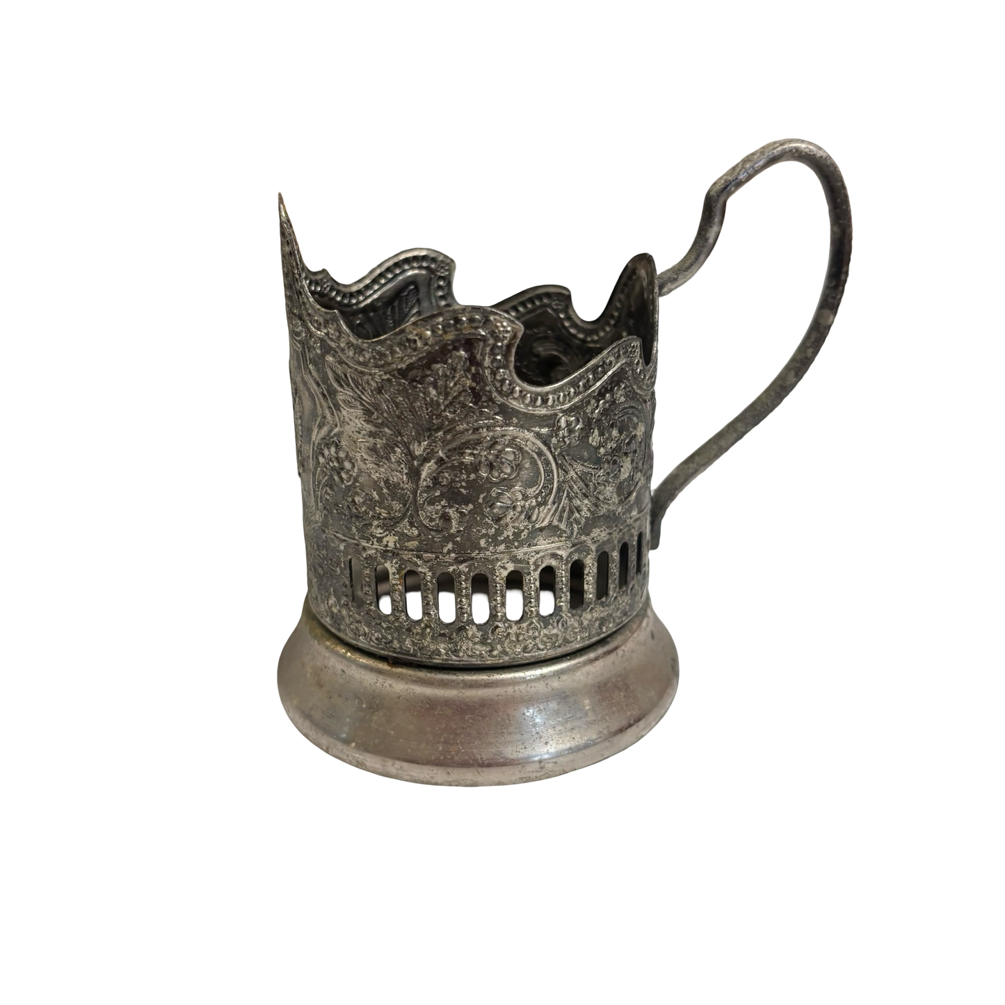 Silver Russian Podstakannik (Tea Glass Holder)
