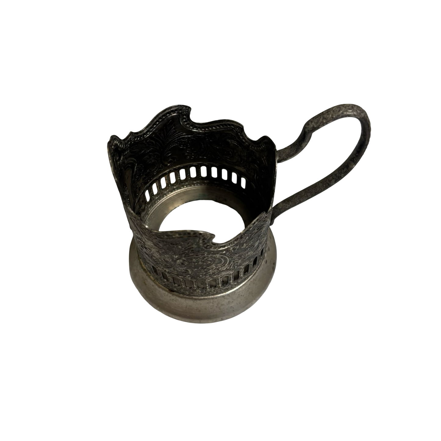 Silver Russian Podstakannik (Tea Glass Holder)