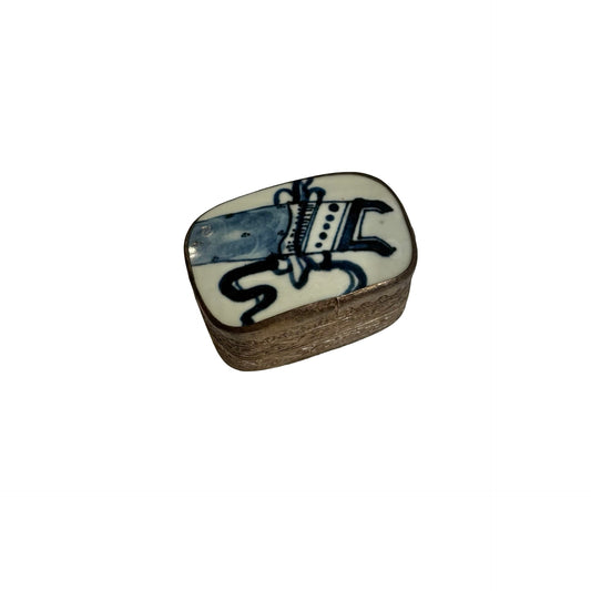 Blue and White Porcelain Shard Box