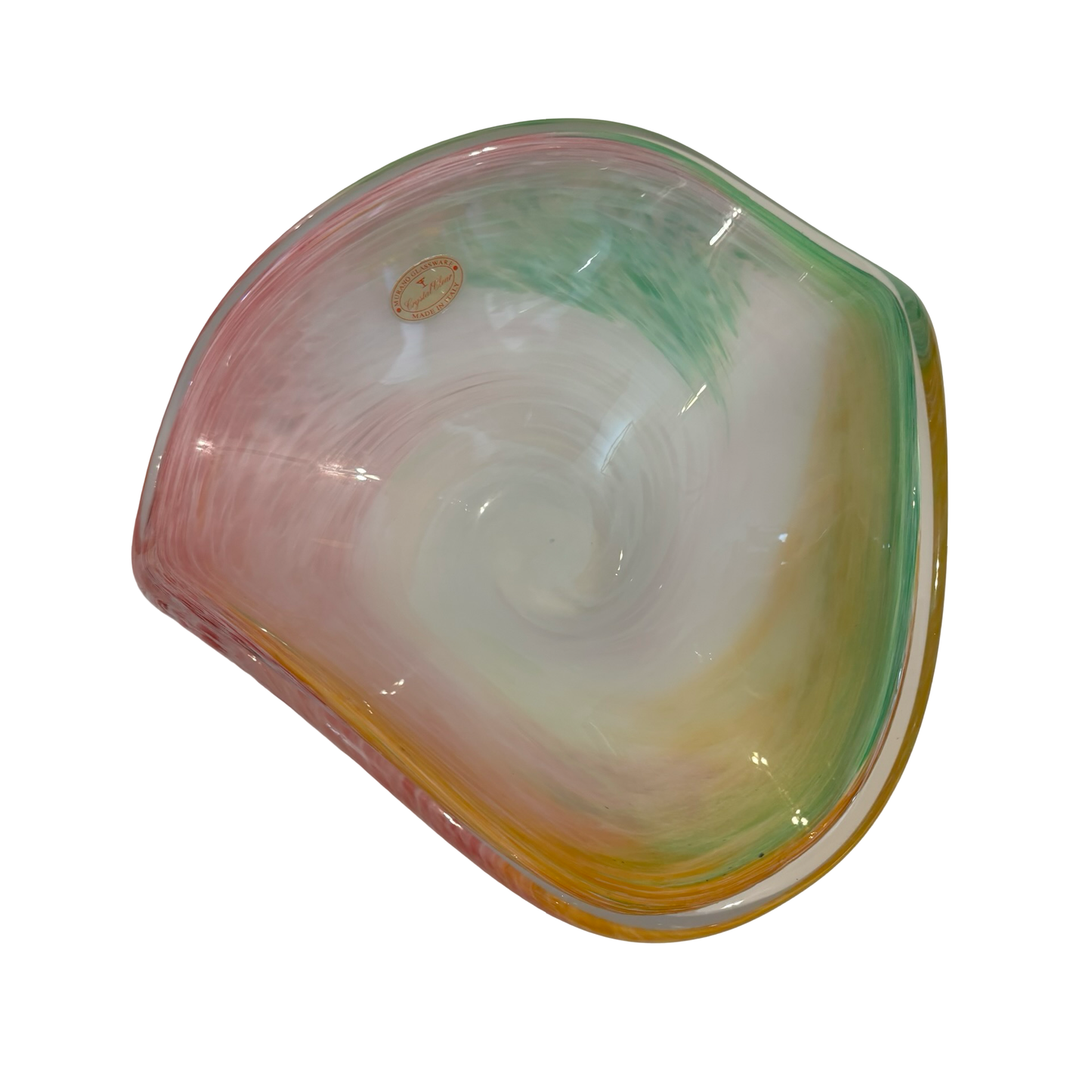 Murano Wavy Glass Bowl