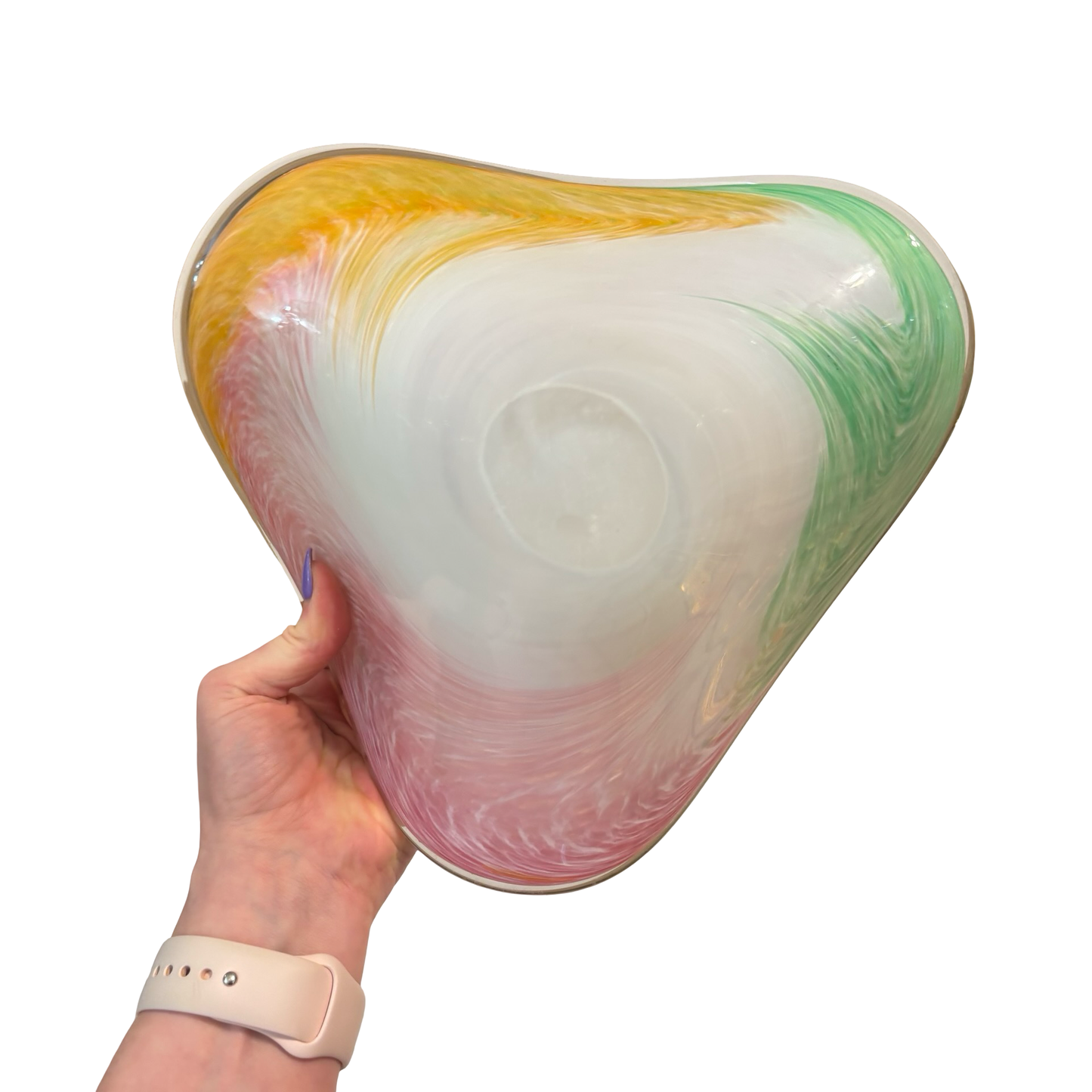 Murano Wavy Glass Bowl