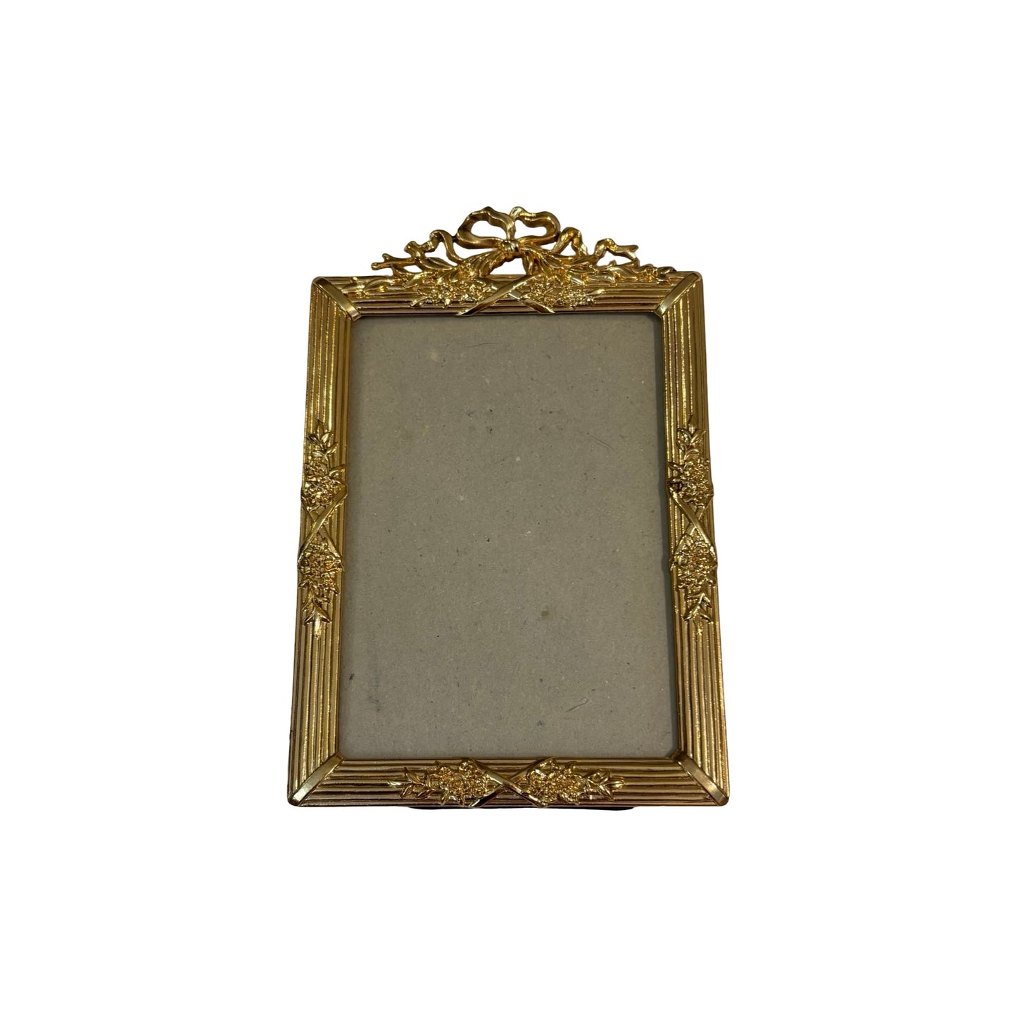Brass Bow Picture Frame