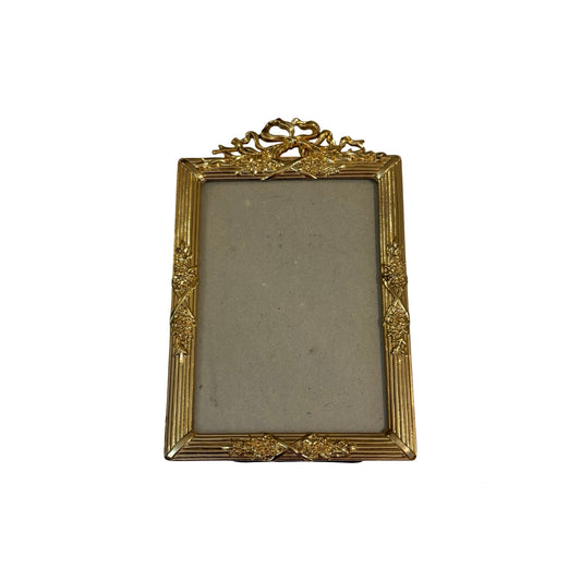 Brass Bow Picture Frame