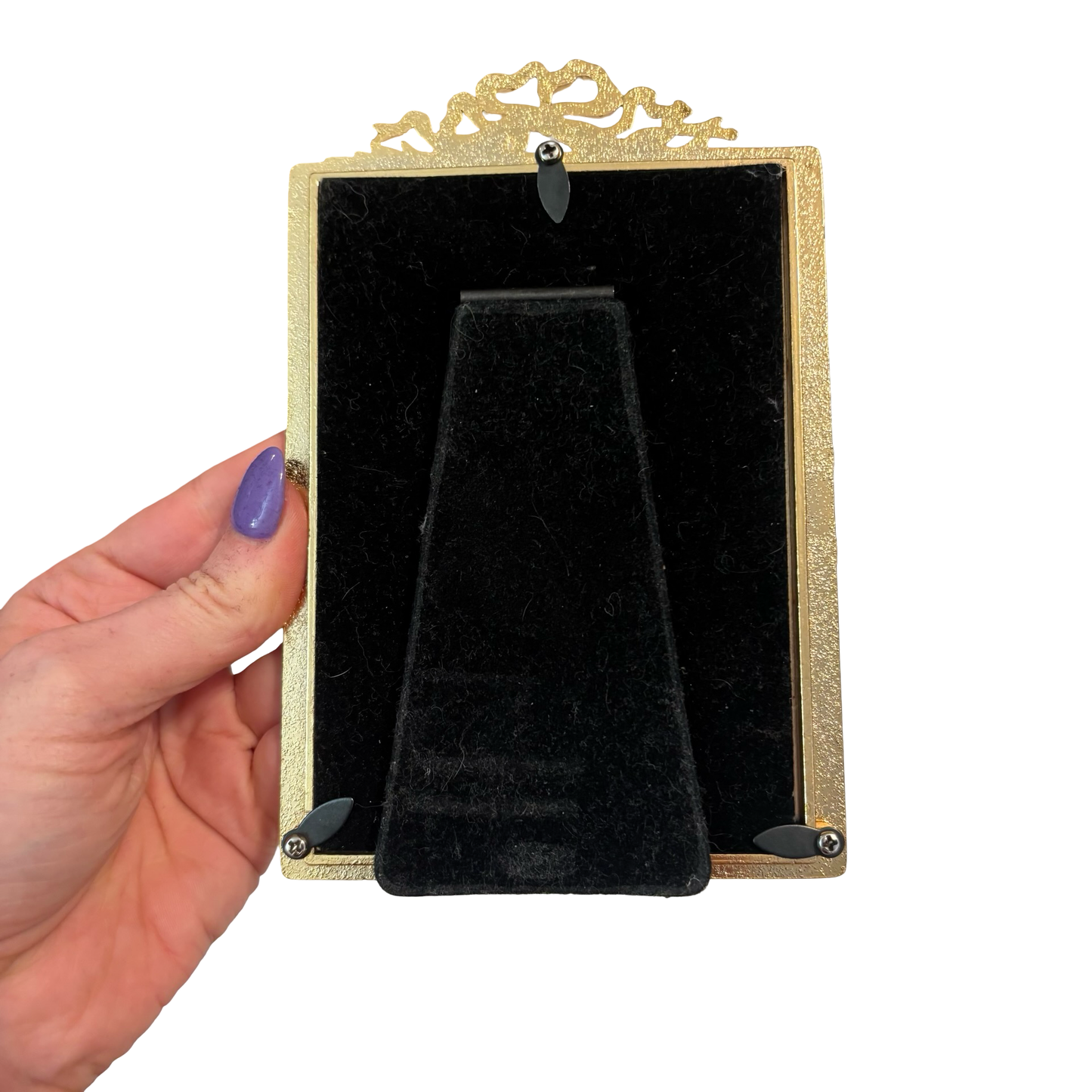 Brass Bow Picture Frame
